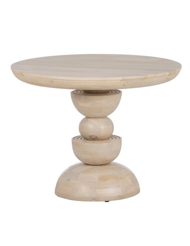 Mesa redonda de comedor MACARELLA de madera de...