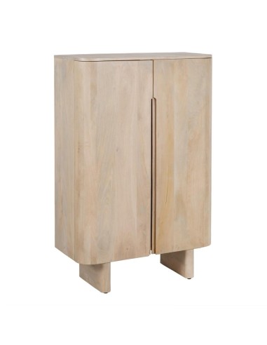 Armario LUN de madera de mango blanqueado 90 x 138 cm.