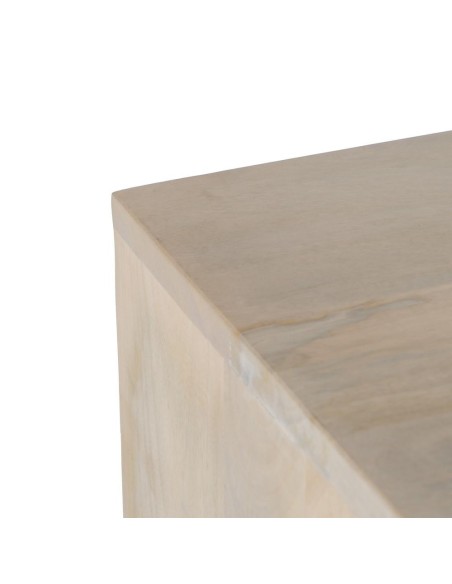 Armario LUN de madera de mango blanqueado 90 x 138 cm.