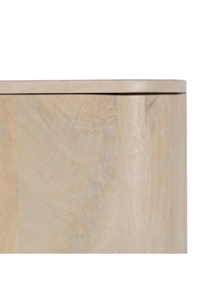 Armario LUN de madera de mango blanqueado 90 x 138 cm.