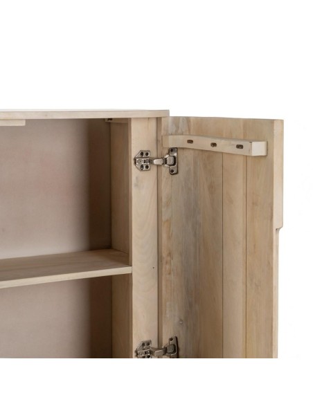 Armario LUN de madera de mango blanqueado 90 x 138 cm.