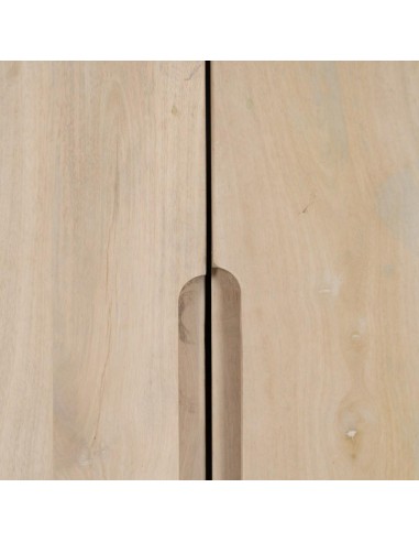 Armario LUN de madera de mango blanqueado 90 x...