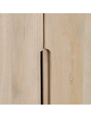 Armario LUN de madera de mango blanqueado 90 x...