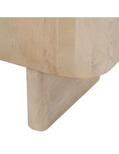 Armario LUN de madera de mango blanqueado 90 x...