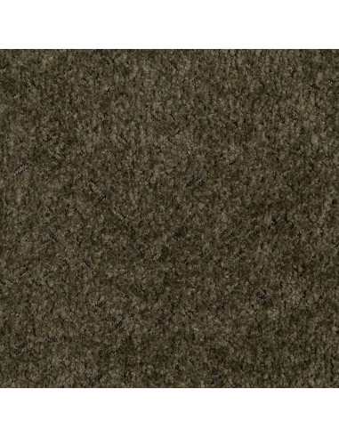 Butaca LUISA en tejido verde y metal dorado.