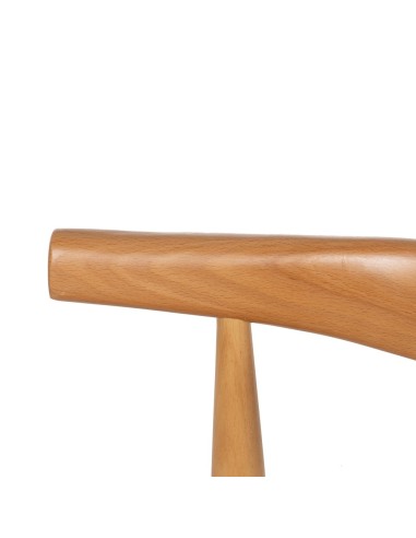 Silla WISH de madera natural y cuerda.