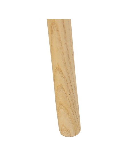 Silla colonial DORENA de madera de olmo y ratán.