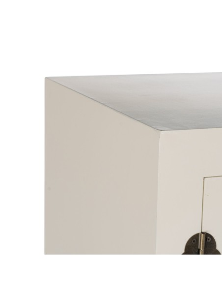 Armario Oriental TAY,100 x 160cm, 2 puertas y 2 cajones blanco.