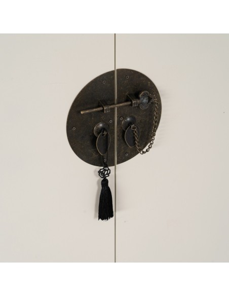 Armario Oriental TAY,100 x 160cm, 2 puertas y 2 cajones blanco.