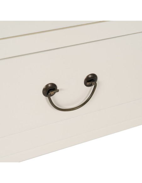 Armario Oriental TAY,100 x 160cm, 2 puertas y 2 cajones blanco.