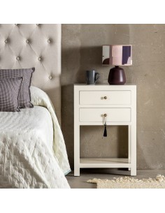 Mesita de noche oriental YAKU, 66x45 cm ,2 cajones en... 2