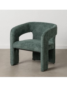 Silla de diseño RALF en tejido verde.