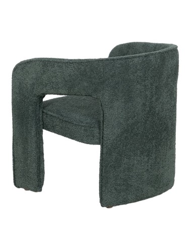 Silla de diseño RALF en tejido verde.