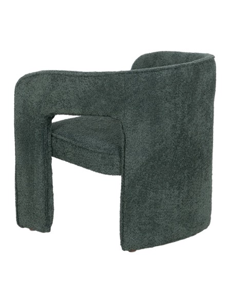 Silla de diseño RALF en tejido verde.