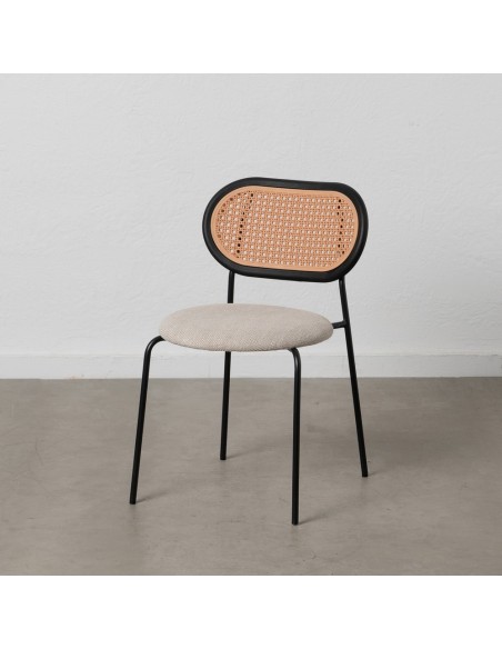 Silla DOR de tejido,metal y polipropileno.