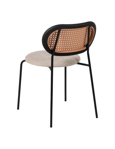 Silla DOR de tejido,metal y polipropileno.