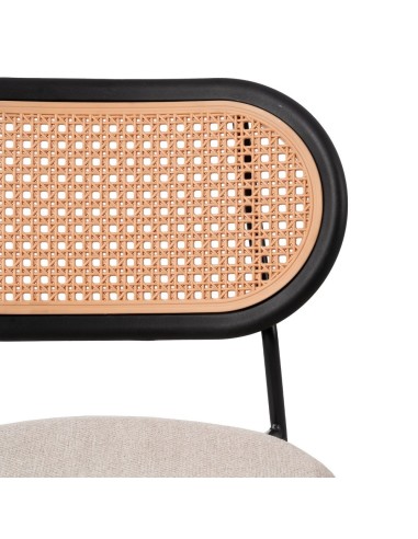 Silla DOR de tejido,metal y polipropileno.