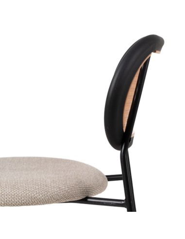 Silla DOR de tejido,metal y polipropileno.