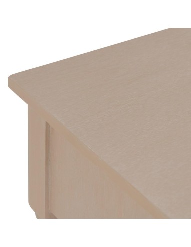 Mesa auxiliar BRUK em madeira natural, 48 x 40...