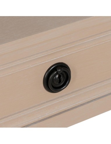 Mesita auxiliar BRUK en Madera natural, 48 x 40...