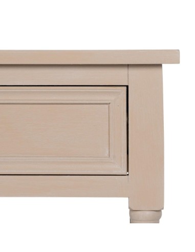 Mesa auxiliar BRUK em madeira natural, 48 x 40...