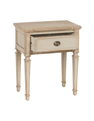 Mesa auxiliar GIO, em creme vintage 56 x 36 x...