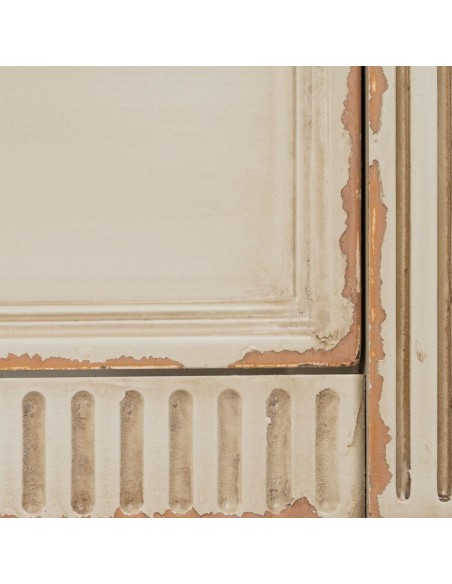 Mesita auxiliar GIO, en crema vintage 56 x 36 x 68 cm.