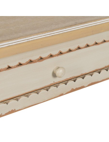 MESA NATURAL-CREMA MADERA 91,50 X 91,50 X 77 CM