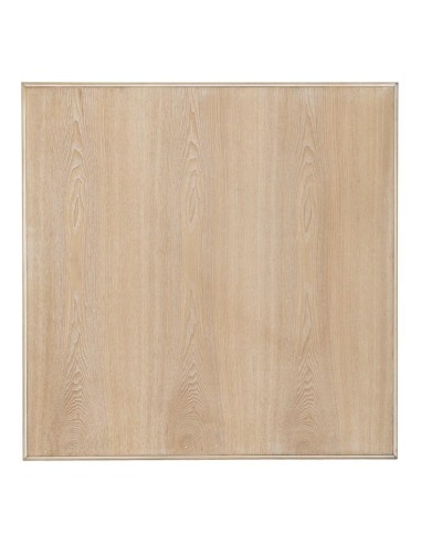 MESA NATURAL-CREMA MADERA 91,50 X 91,50 X 77 CM