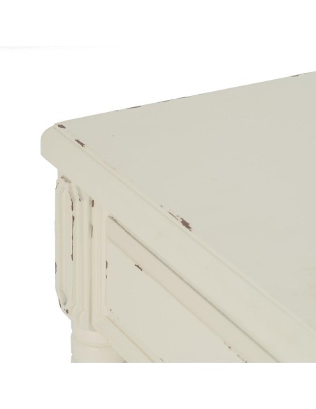 CONSOLA BLANCO ROZADO MADERA 100 X 45 X 76 CM