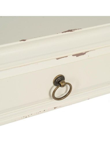 CONSOLA BLANCO ROZADO MADERA 100 X 45 X 76 CM