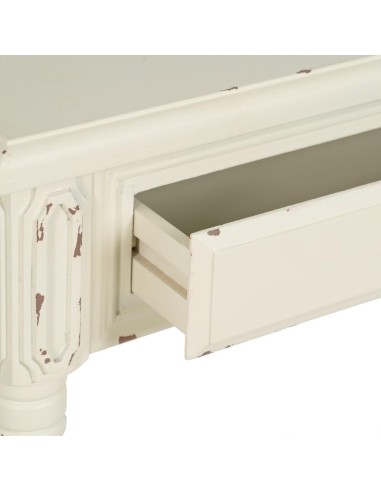 CONSOLA BLANCO ROZADO MADERA 100 X 45 X 76 CM