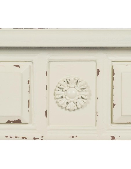 CONSOLA BLANCO ROZADO MADERA 100 X 45 X 76 CM