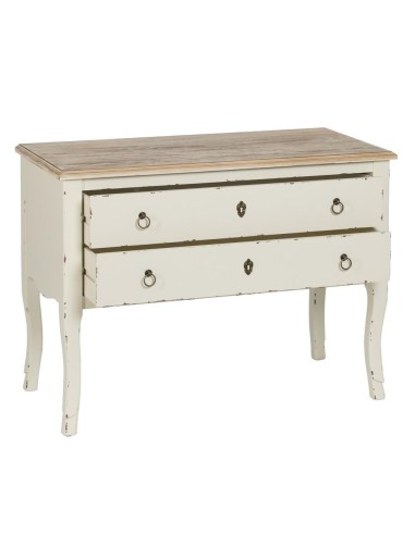 CONSOLA BLANCO ROZADO MADERA 104 X 50 X 78 CM