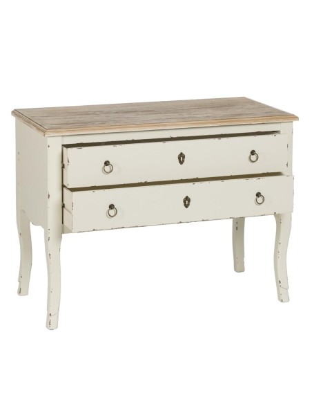 CONSOLA BLANCO ROZADO MADERA 104 X 50 X 78 CM