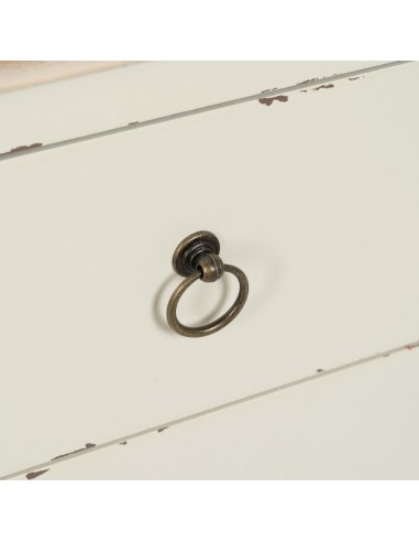 CONSOLA BLANCO ROZADO MADERA 104 X 50 X 78 CM