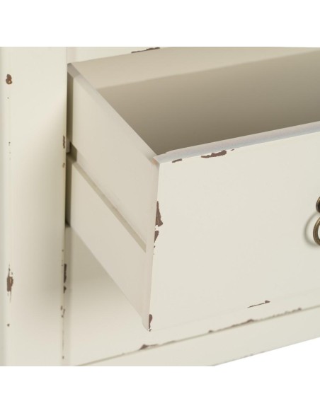 CONSOLA BLANCO ROZADO MADERA 104 X 50 X 78 CM