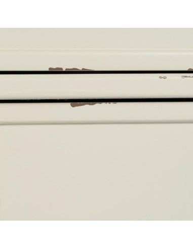 MESITA BLANCO ROZADO MADERA 51 X 32 X 66 CM