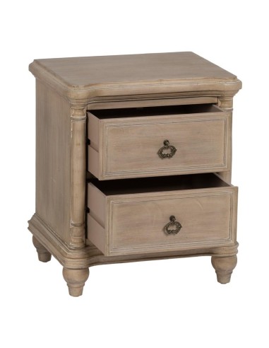 MESITA NATURAL MADERA 48 X 38 X 56 CM