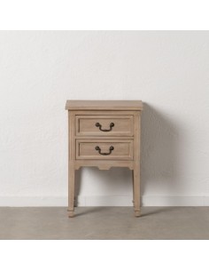 MESITA NATURAL MADERA 50 X 38 X 72 CM