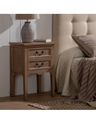 MESITA NATURAL MADERA 50 X 38 X 72 CM