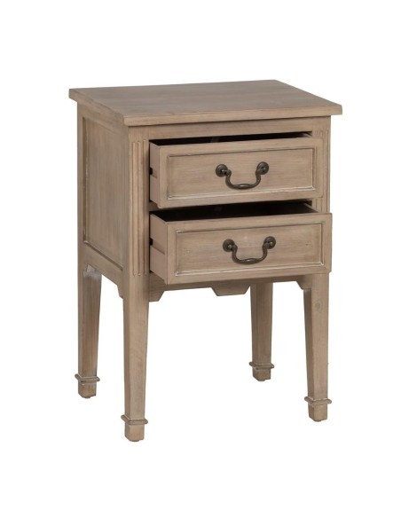 MESITA NATURAL MADERA 50 X 38 X 72 CM