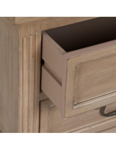 MESITA NATURAL MADERA 50 X 38 X 72 CM