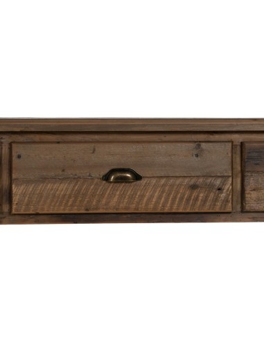 CONSOLA MARRÓN MADERA 184,50 X 50 X 86,80 CM