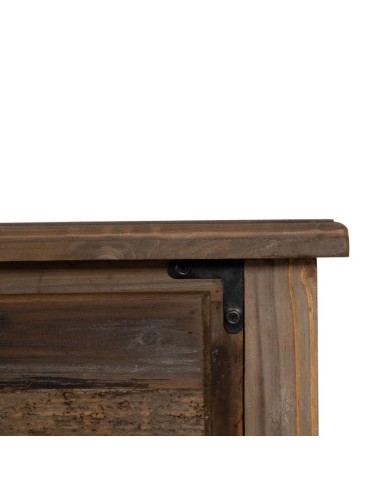 CONSOLA MARRÓN MADERA 184,50 X 50 X 86,80 CM