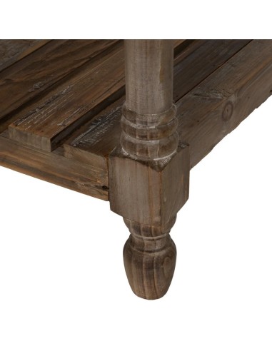 CONSOLA MARRÓN MADERA 184,50 X 50 X 86,80 CM