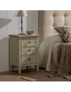 MESITA BEIGE MADERA 45 X 35 X 65 CM 2