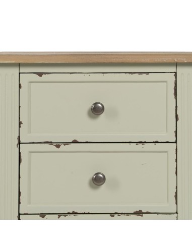 MESITA BEIGE MADERA 45 X 35 X 65 CM