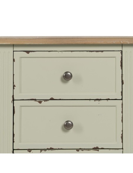 MESITA BEIGE MADERA 45 X 35 X 65 CM