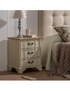 MESITA NATURAL-CREMA MADERA 50 X 40 X 60 CM 2